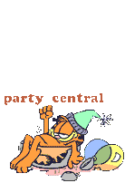 Partying Beach Kitty